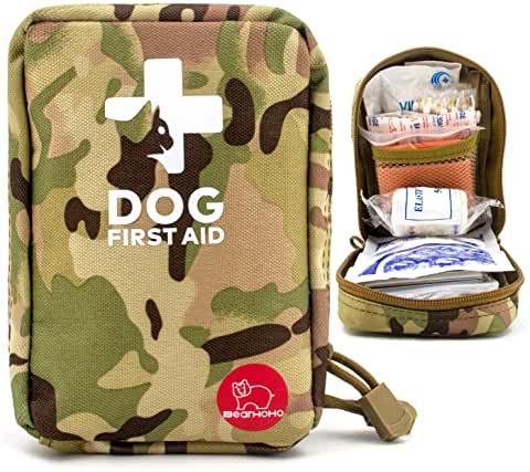 Trousse De Premiers Secours 102 Pièces Pour Chiens Et Chats – Kit Complet Avec Pince à Tiques, Sac Oxford Orange Portable