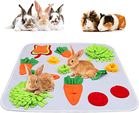tapis à renifler lapin