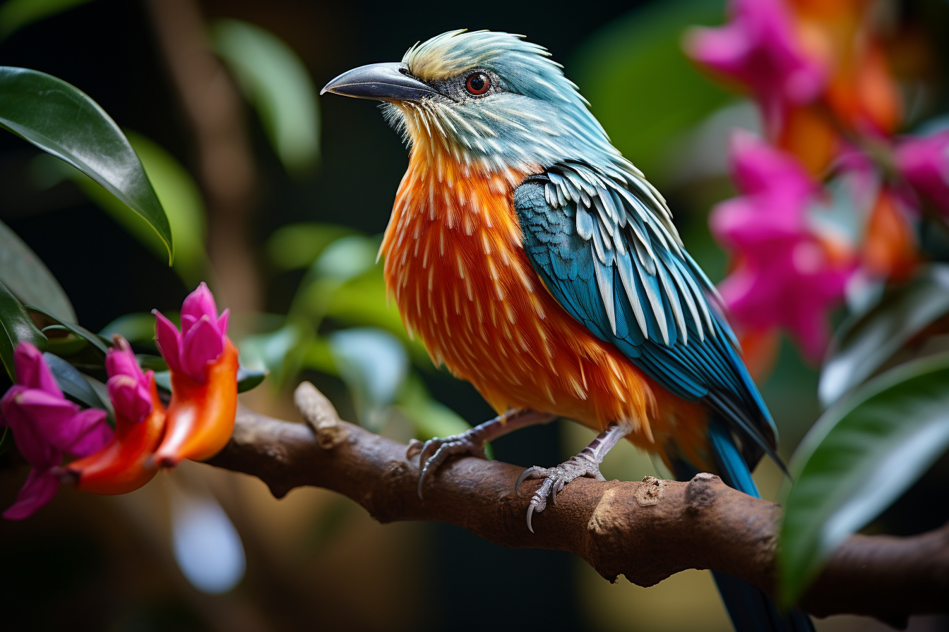 Les oiseaux emblématiques de la faune des forêts tropicales