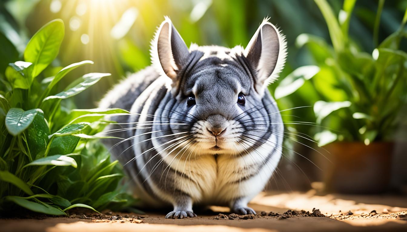 chinchilla en été chinchilla en été