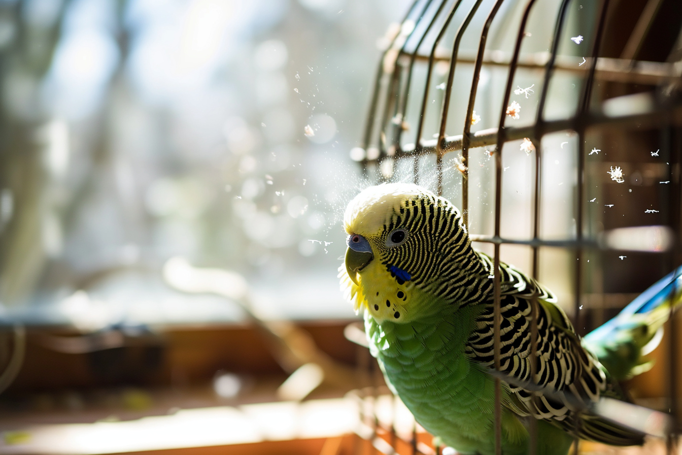 Pourquoi ma perruche secoue-t-elle la tête de manière répétée ?
