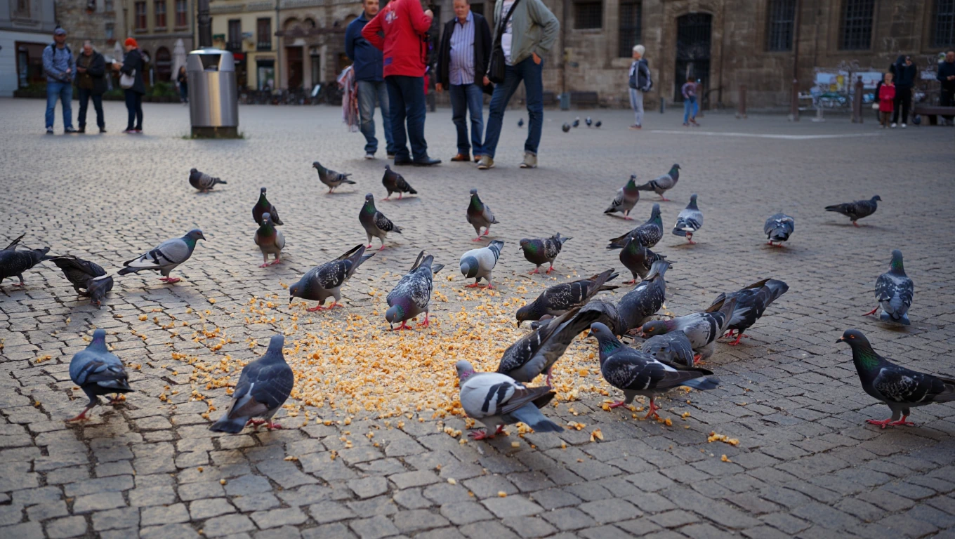 pourquoi éviter de nourrir les pigeons