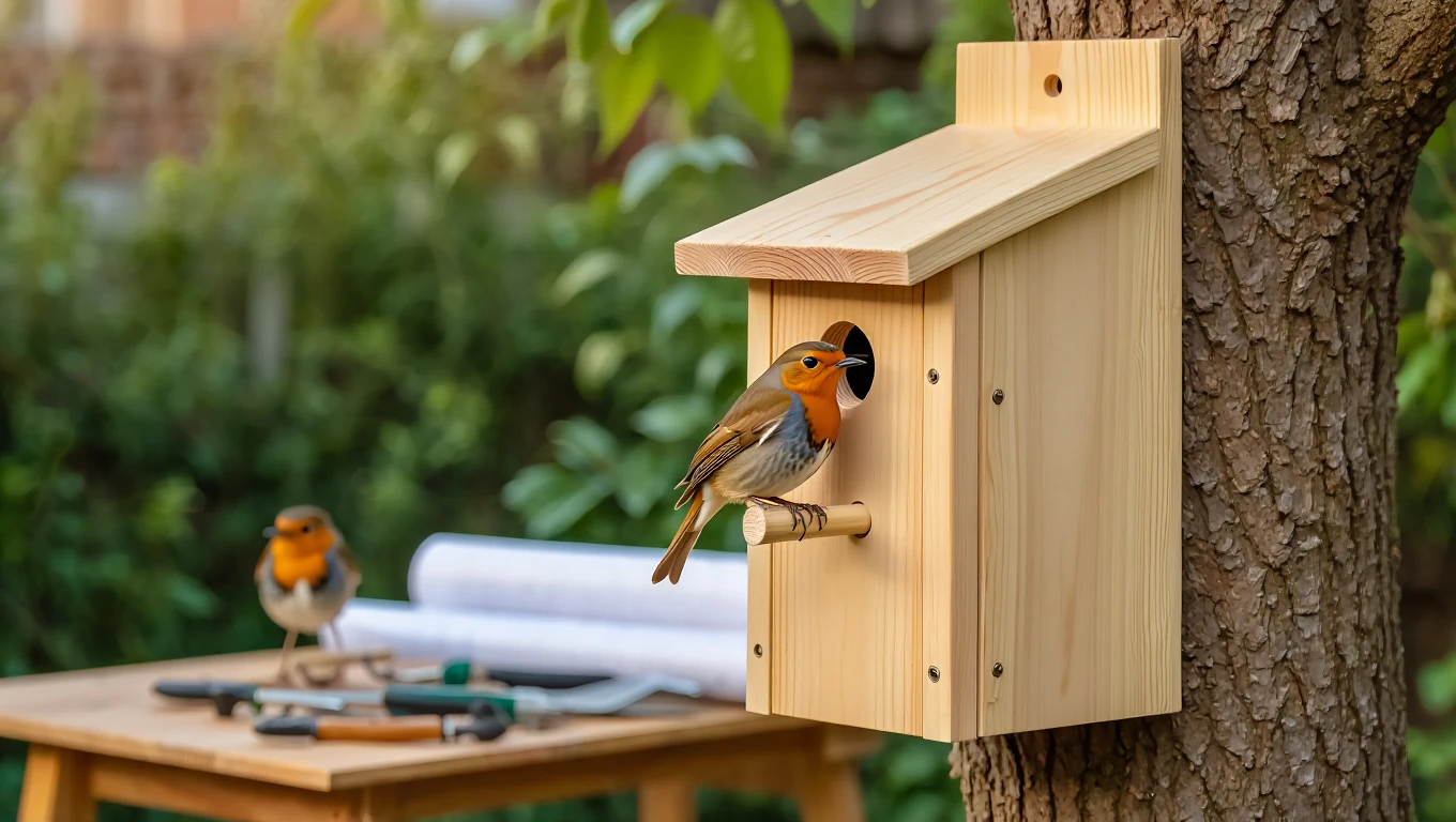 Dimensions du nichoir rouge-gorge : comment bien le choisir ?