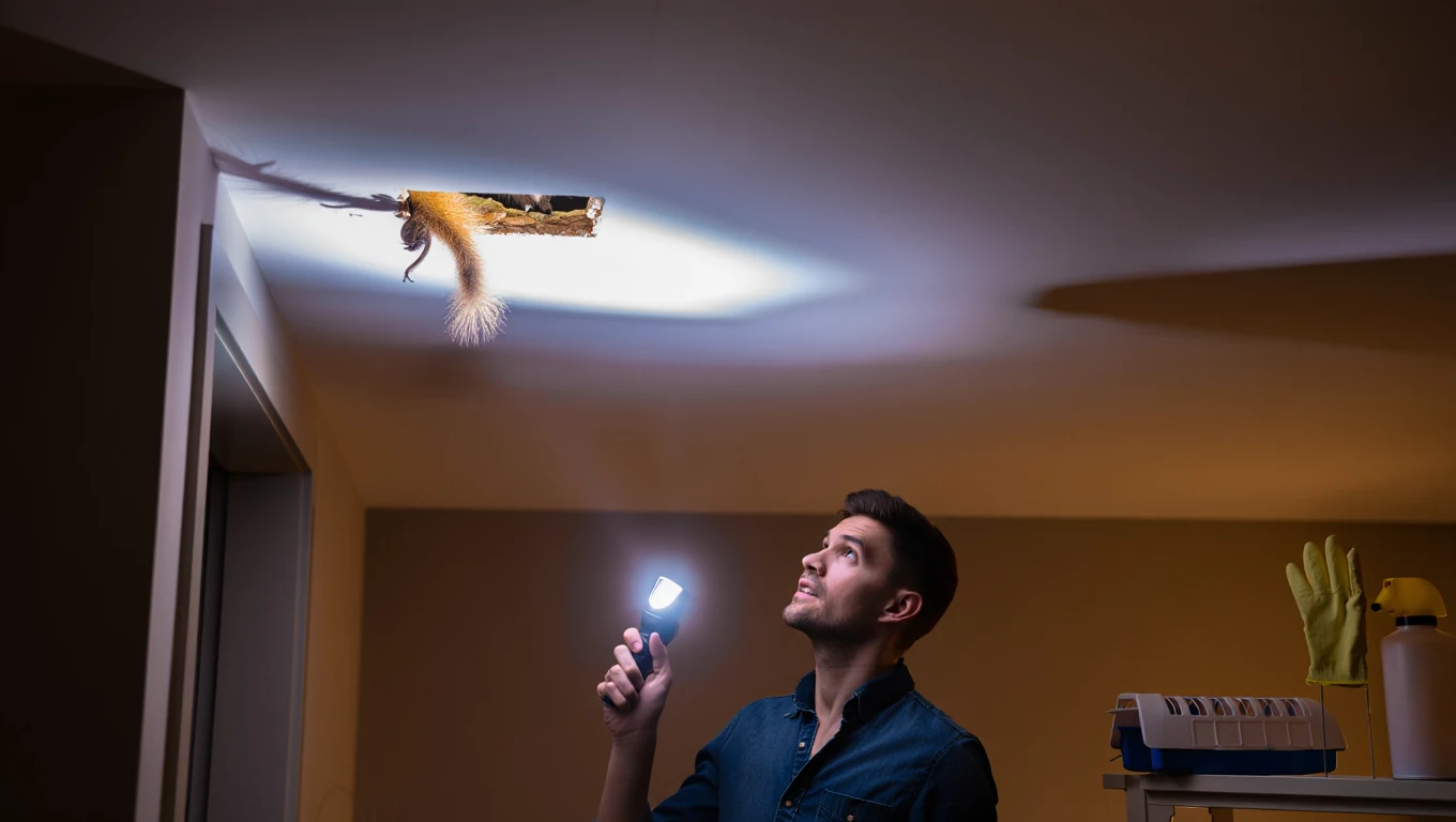 Rongeur dans le plafond : comment identifier et agir rapidement