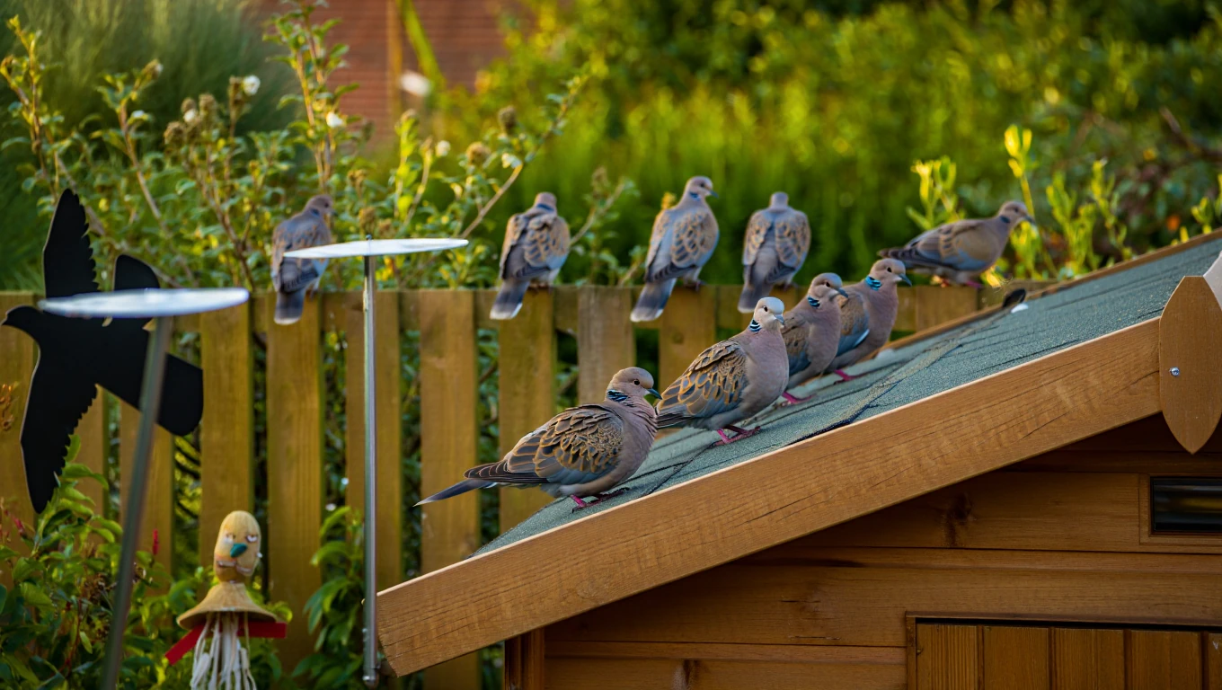Tourterelles envahissantes : Comment les faire fuir et les éloigner de votre jardin ?