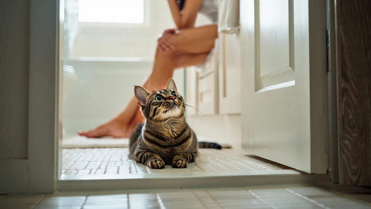 que signifie un chat qui vous suit partout