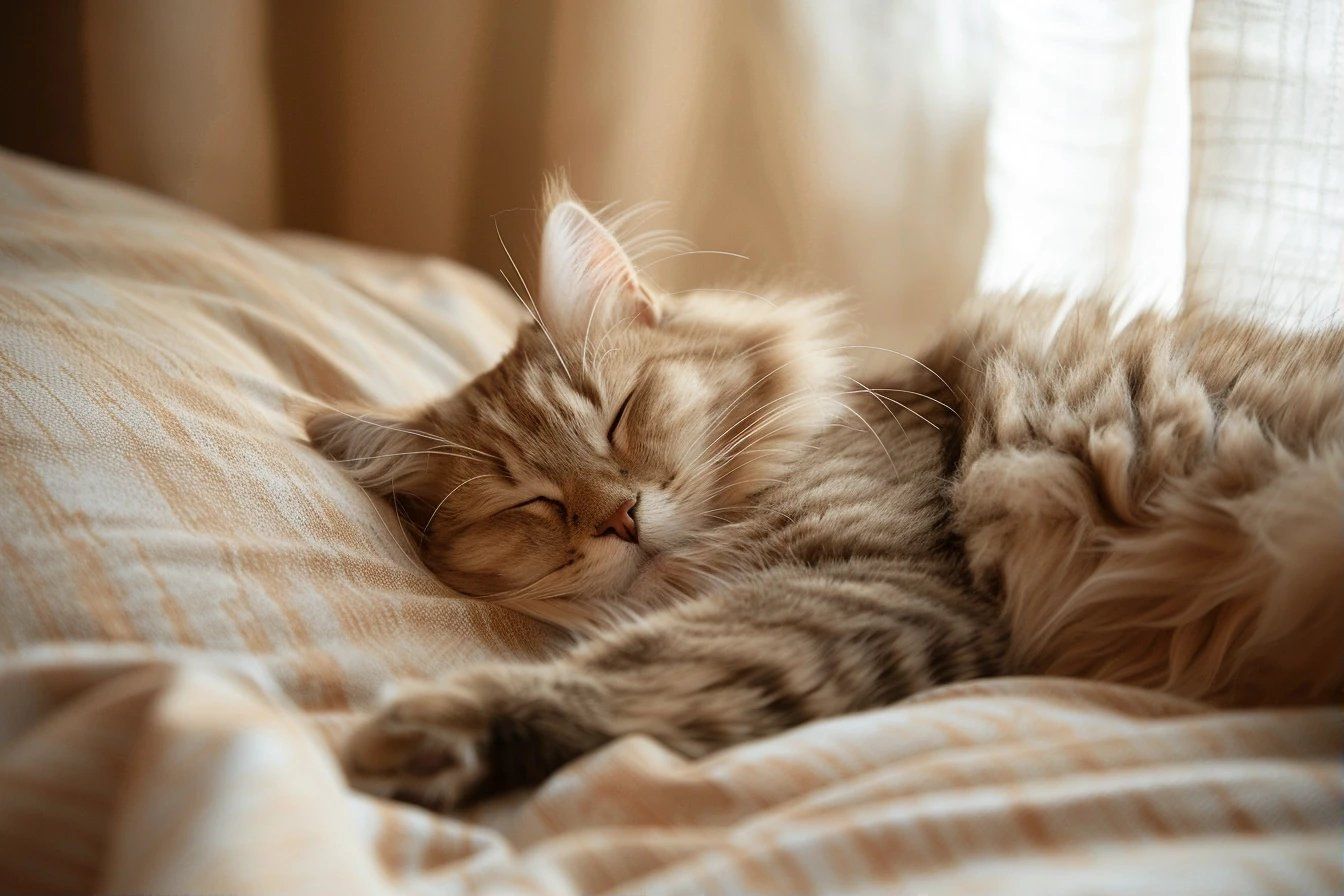 Pourquoi votre chat dort-il sur votre lit ? La signification spirituelle révélée